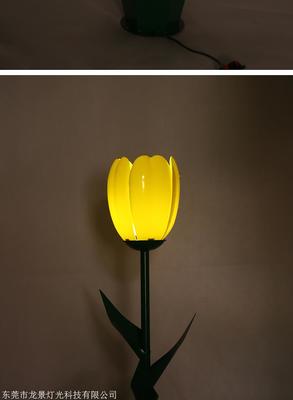 流光溢彩，點亮庭院 亞克力郁金香花燈——現代景觀亮化的詩意之選